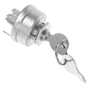 Lawn Mower Start Switch Ignition Replacement with Key Components - Picture 1 of 12