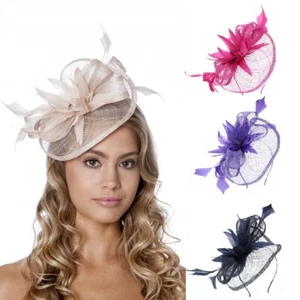 Diadema Fascinator Mediana Amplia Elección de Colores - Imagen 1 de 24