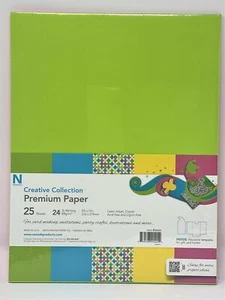 Neenah Creative Collection Paper 8.5x11" 24lb 25 Sheets 5 Colors #99405 - Picture 1 of 1