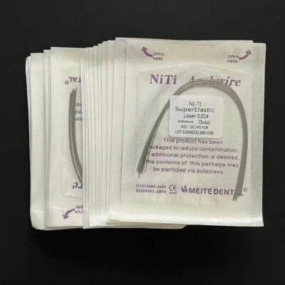 20 Packs Dental Orthodontic Super Elastic Wire Niti Round Arch Wires Ovoid Form - Image 1 of 4