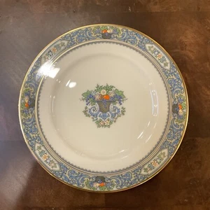 Lenox The Autumn Floral Motif Rimmed Salad Plate  w/ 24kt Gold Paint - Picture 1 of 6