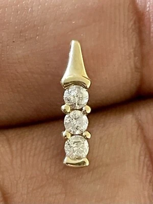 10k Yellow Gold 0.24CTW Diamond Pendant (PB222) - Image 1 of 4