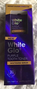 White Glo Purple Tooth Toner Whitening Serum Instant Color Corrector Full Size - Picture 1 of 4