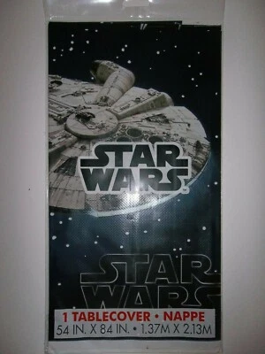 Mantel de plástico Disney Star Wars--marca única Ind. Artículo #79273-84"x 54"-NUEVO Foto 1 de 2