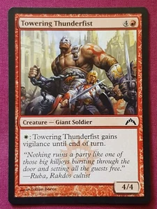 Magic The Gathering GATECRASH TOWERING THUNDERFIST red card MTG - Picture 1 of 2