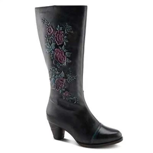 LARTISTE GOBSMACK Boots Black Multi New - Picture 1 of 6