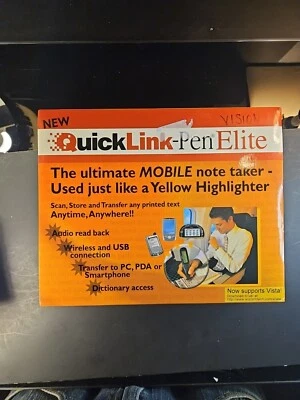 WizCom  QuickLink-Pen Elite Scanner.dont Know If It Works.selling For Parts Only - Image 1 of 4