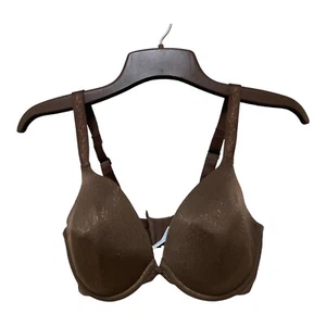 T-shirt 38DD Brown 4539 Playtex Secrets jacquard lisciante laterale convertibile NUOVA - Foto 1 di 3