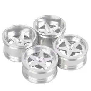 Juego de llantas de aluminio de 5 radios para piezas Tamiya TA02 Porsche Turbo 934 TA02SW - Imagen 1 de 5