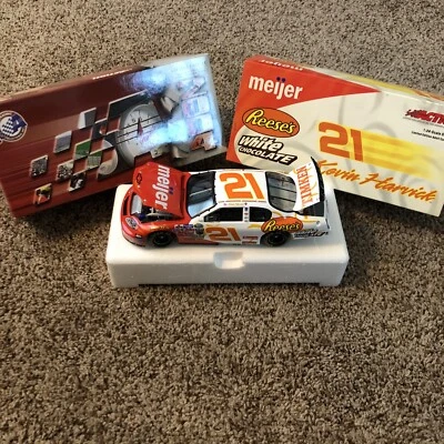 Kevin Harvick #21 2004 Reese's White Chocolate Meijer 1/24 Diecast Foto 1 de 4