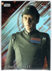 STAR WARS 2018 TOPPS FINEST BASE REFRACTOR PARALLEL #5 ADMIRAL PIETT