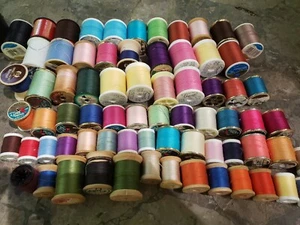 68 x Sewing Thread Lot ** Special Lot**Multiple Brands, Some Vintage. polyester - Picture 1 of 7