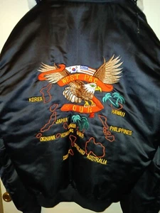 80s Vintage WPA SE ASIA FAR EAST TOUR XXL Jacket EX. Cond. - Picture 1 of 10