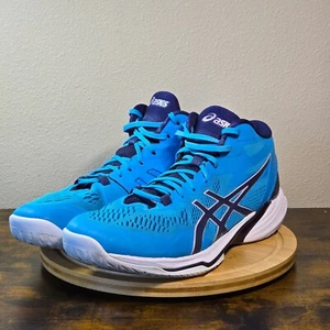 Asics Sky Elite FF Mens Sneakers Size 13 Blue Dynawrap Volleyball - Picture 1 of 12
