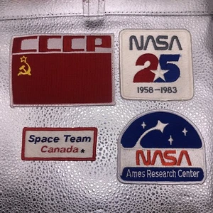 Lot Of 4 Vintage Nasa & Space Themed Patches  - Picture 1 of 2