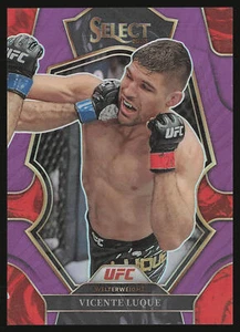 2023 Panini Select UFC #123 Vicente Luque Purple Prizms /99 - Picture 1 of 2