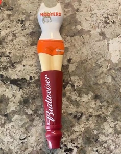 Budweiser HOOTERS Beer Tap Handle  Sexy  Waitress Rare Keg - Man Cave. US Seller - Picture 1 of 8