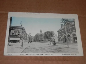 DOVER DELAWARE - POSTAL ERA 1901-1907 - CASILLERO Y CALLES ESTATALES - Imagen 1 de 2