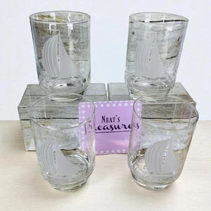 Bicchiere in vetro trasparente 18 oz impilabile barca a vela barca barca barca barca barca barca barca - Foto 1 di 14