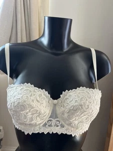 Lise Charmel Underwired Ivory Bra With Detachable Straps 36C (BR6) - Picture 1 of 4