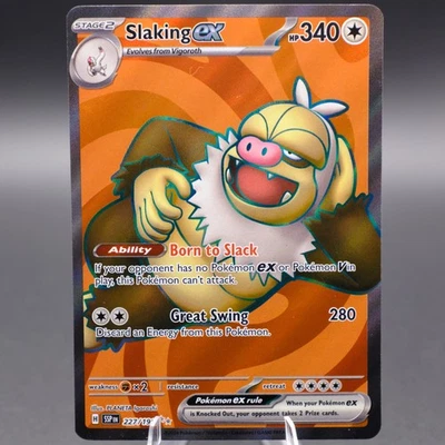 Slaking ex - 227/191 Ultra Rare SSP SV08: Surging Sparks Pokemon TCG NM - Image 1 of 2