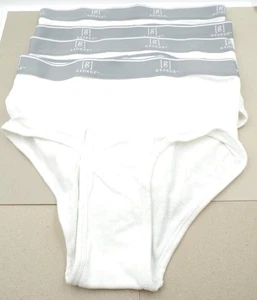 New George 4 pair White Underwear Briefs 2XL 44-46 RN # 52469 - Picture 1 of 3