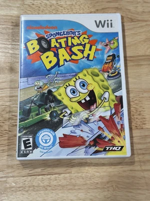 SpongeBob's Boating Bash (Nintendo Wii, 2010) - Complete - - Image 1 of 3