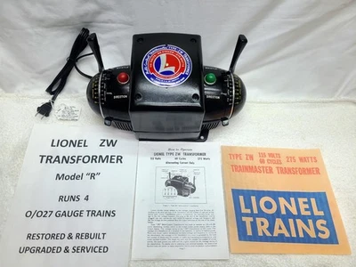 LIONEL ZW TRANSFORMER - 275W - MODEL (R) - RESTORED-UPGRADED-SERVICED - LOT O50 - Image 1 of 4