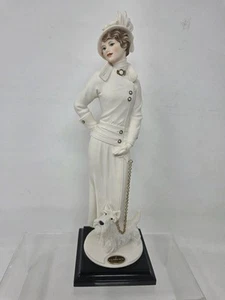 Giuseppe Armani Figurine Florence Champs Elysées 1305F Woman w/ Scottish Terrier - Picture 1 of 9