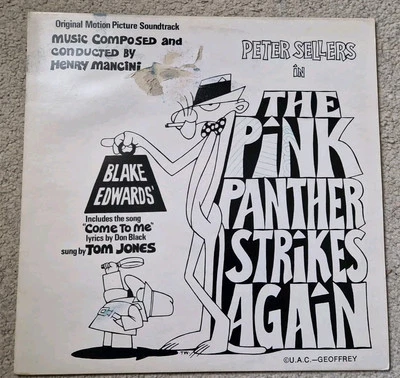 THE PINK PANTHER STRIKES AGAIN SOUNDTRACK LP - HENRY MANCINI - RARE WHITE PROMO! - Image 1 of 4