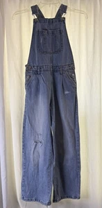 Zara Girl Denim Overalls Size 10 Jean Cotton Blue - Picture 1 of 16