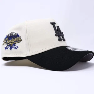 NWT Chrome Los Angeles Dodgers 100th Anniversary 9Forty New Era Adjustable Snapb - Picture 1 of 5