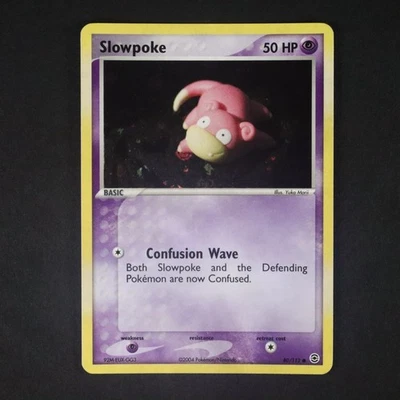 Pokemon EX FIRERED & LEAFGREEN 80/112 Slowpoke Reverse Holo NM-MINT - Image 1 of 2