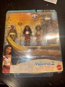 Disney Moana 2 Canoe Crew Playset with 5 Dolls & 3 Accessories, Movie Inspired - Picture 1 of 8