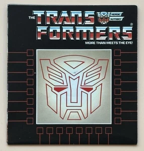 Vintage 1986 Transformers Action Figure Toys Advertising Folding Sales Brochure - Picture 1 of 2