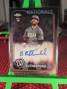 2024 Topps Chrome - Rookie Autographs Blake Rutherford #RA-BR - Picture 1 of 2
