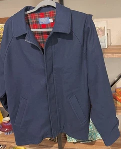 VTG Men's Pendleton Woolen Mills USA Harrington Jacket Coat Zipper Buttons L - Picture 1 of 19