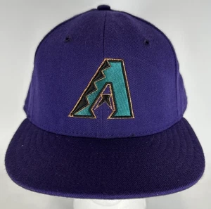 ARIZONA DIAMONDBACKS VINTAGE NEW ERA WOOL BASEBALL ON FIELD HAT CAP - SIZE 7 1/4 - Picture 1 of 6