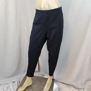 Chicos einfarbig schwarz spitz zulaufend Knöchelhose Hose Jegging Größe 3 XL XLARGE 16 Stretch - Bild 1 von 6