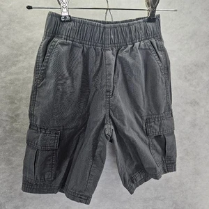 The Children's Place Cargo Shorts size 6 youth grey elastic waist - Picture 1 of 6