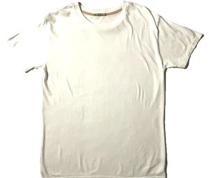 New ALTERNATIVE EARTH White Organic Cotton Crew Neck Tee T-shirt Apparel sz M - Picture 1 of 9