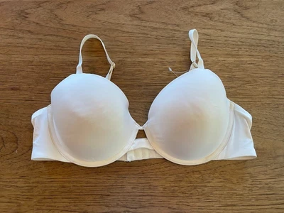 SOMA Smooth Ivory 36C Embraceable Micro Sweetheart Lightly Lined Demi Bra - Image 1 of 2