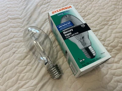 New ED28 Sylvania Mercury Vapor  ANSI H39  Long Life 175 Watt Mogul Base - Image 1 of 4