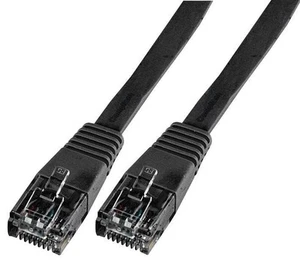 PRO SIGNAL - Kabel Ethernet Cat5e LSOH Pipih, 1.5m Hitam - Picture 1 of 1