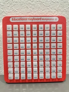 Educational Keyboard Multiplication X Times Table Press & Learn Homeschool FUN - Picture 1 of 10