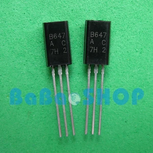10pcs 2SB647AC 2SB647A B647A B647 Silicon PNP Transistor HITACHI New TO-92L - Picture 1 of 2