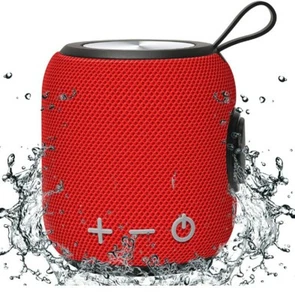 Bluetooth Lautsprecher,10W,IPX7 Wasserfester Intensiver Bass, 24hAkku,TWS,Rot - Bild 1 von 7