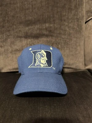 Boné STARTER Duke Blue Devils tamanho 6 5/8-7 1/8 ajustado vintage - Imagem 1 de 4