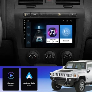 9" Android 11.0 Stereo Radio GPS Navi For Hummer H3 2005-2011 Built-in Carplay - Picture 1 of 12