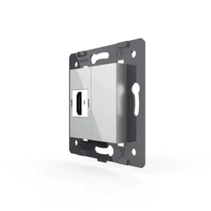 LIVOLO Innenleben HDMI Dose Anschlussdose Wanddose Einbaudose Unterputz in Grau - Bild 1 von 5